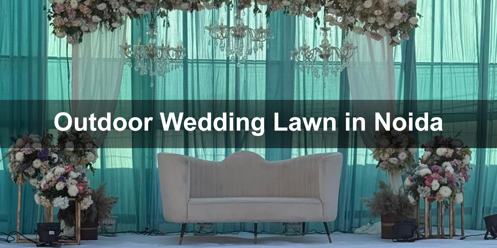 Outdoor Wedding Lawn in Noida